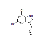 3-烯丙基-5-溴-7-氯-1H-吲哚