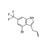 3-烯丙基-4-溴-6-(三氟甲基)-1H-吲哚