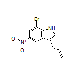 3-烯丙基-7-溴-5-硝基-1H-吲哚