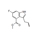 3-烯丙基-6-氟-1H-吲哚-4-甲酸甲酯
