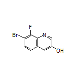 7-溴-8-氟喹啉-3-醇