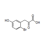 3-(2-溴-5-羟基苯基)-2-氧代丙酸