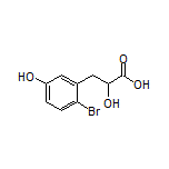 3-(2-溴-5-羟基苯基)-2-羟基丙酸