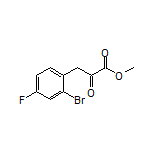 3-(2-溴-4-氟苯基)-2-氧代丙酸甲酯