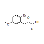 3-(2-溴-5-甲氧基苯基)-2-氧代丙酸