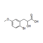 3-(2-溴-5-甲氧基苯基)-2-羟基丙酸