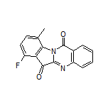 7-氟-10-甲基吲哚并[2,1-b]喹唑啉-6,12-二酮