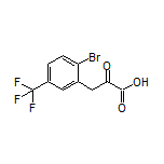 3-[2-溴-5-(三氟甲基)苯基]-2-氧代丙酸