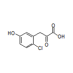 3-(2-氯-5-羟基苯基)-2-氧代丙酸