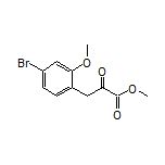 3-(4-溴-2-甲氧基苯基)-2-氧代丙酸甲酯