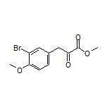 3-(3-溴-4-甲氧基苯基)-2-氧代丙酸甲酯