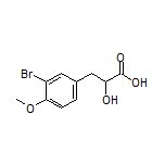 3-(3-溴-4-甲氧基苯基)-2-羟基丙酸