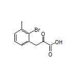 3-(2-溴-3-甲基苯基)-2-氧代丙酸
