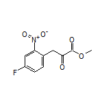 3-(4-氟-2-硝基苯基)-2-氧代丙酸甲酯