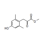 3-(4-羟基-2,6-二甲基苯基)-2-氧代丙酸甲酯