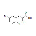 3-(5-溴-2-碘苯基)-2-氧代丙酸