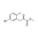3-(5-溴-2-碘苯基)-2-氧代丙酸甲酯