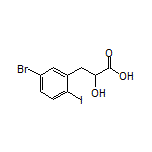 3-(5-溴-2-碘苯基)-2-羟基丙酸