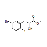 3-(5-溴-2-碘苯基)-2-羟基丙酸甲酯