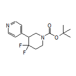 4-(1-Boc-4,4-二氟-3-哌啶基)吡啶