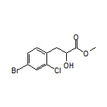 3-(4-溴-2-氯苯基)-2-羟基丙酸甲酯
