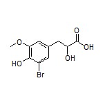 3-(3-溴-4-羟基-5-甲氧基苯基)-2-羟基丙酸