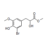 3-(3-溴-4-羟基-5-甲氧基苯基)-2-羟基丙酸甲酯