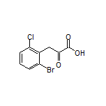 3-(2-溴-6-氯苯基)-2-氧代丙酸