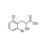 3-(2-溴-6-氯苯基)-2-羟基丙酸