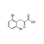 3-(2,6-二溴苯基)-2-氧代丙酸