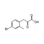 3-(4-溴-2-甲基苯基)-2-氧代丙酸