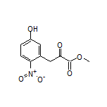 3-(5-羟基-2-硝基苯基)-2-氧代丙酸甲酯