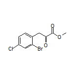3-(2-溴-4-氯苯基)-2-氧代丙酸甲酯
