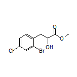 3-(2-溴-4-氯苯基)-2-羟基丙酸甲酯