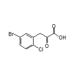 3-(5-溴-2-氯苯基)-2-氧代丙酸