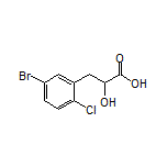 3-(5-溴-2-氯苯基)-2-羟基丙酸