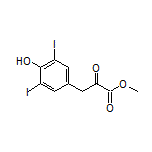 3-(4-羟基-3,5-二碘苯基)-2-氧代丙酸甲酯