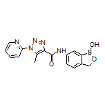N-(1-羟基-1,3-二氢苯并[c][1,2]氧杂环戊硼烷-6-基)-5-甲基-1-(2-吡啶基)-1H-1,2,3-三唑-4-甲酰胺