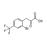3-[2-溴-4-(三氟甲基)苯基]-2-氧代丙酸