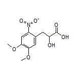 3-(4,5-二甲氧基-2-硝基苯基)-2-羟基丙酸