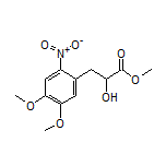 3-(4,5-二甲氧基-2-硝基苯基)-2-羟基丙酸甲酯