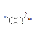 3-(5-溴-2-甲基苯基)-2-氧代丙酸