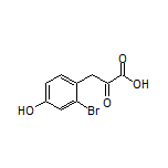 3-(2-溴-4-羟基苯基)-2-氧代丙酸