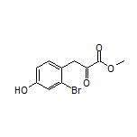 3-(2-溴-4-羟基苯基)-2-氧代丙酸甲酯