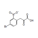 3-(4-溴-2-硝基苯基)-2-氧代丙酸