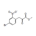 3-(4-溴-2-硝基苯基)-2-氧代丙酸甲酯