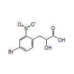 3-(4-溴-2-硝基苯基)-2-羟基丙酸