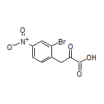 3-(2-溴-4-硝基苯基)-2-氧代丙酸