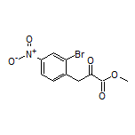 3-(2-溴-4-硝基苯基)-2-氧代丙酸甲酯