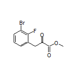 3-(3-溴-2-氟苯基)-2-氧代丙酸甲酯